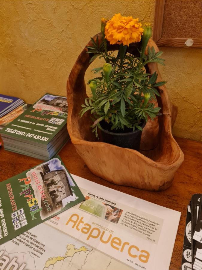 Restaurante Hotel Rural Papasol อาตาปูแอร์กา ภายนอก รูปภาพ